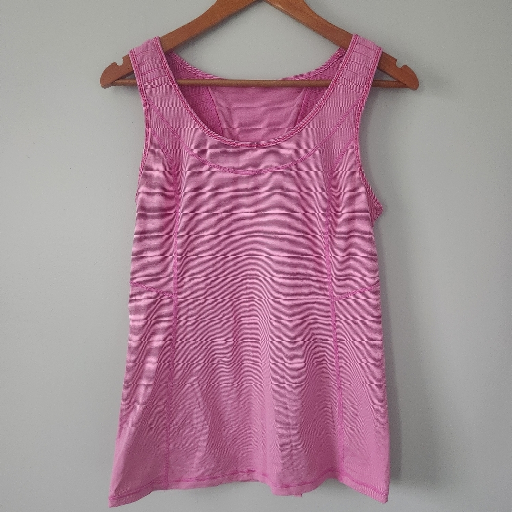 Lululemon Athletica Pink Sleeveless Tank Top Size 10